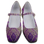 Purple & Gold  CBDOilPrincess E70d1a7c-502f-48a3-839e-eea25bfe4633 Women s Mary Jane Shoes