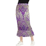 Purple & Gold  CBDOilPrincess E70d1a7c-502f-48a3-839e-eea25bfe4633 Maxi Fishtail Chiffon Skirt