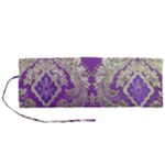 Purple & Gold  CBDOilPrincess E70d1a7c-502f-48a3-839e-eea25bfe4633 Roll Up Canvas Pencil Holder (M)