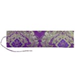 Purple & Gold  CBDOilPrincess E70d1a7c-502f-48a3-839e-eea25bfe4633 Roll Up Canvas Pencil Holder (L)