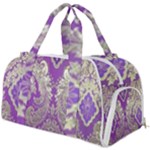 Purple & Gold  CBDOilPrincess E70d1a7c-502f-48a3-839e-eea25bfe4633 Burner Gym Duffel Bag