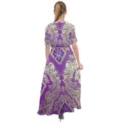 Waist Tie Boho Maxi Dress 