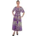 Purple & Gold  CBDOilPrincess E70d1a7c-502f-48a3-839e-eea25bfe4633 Shoulder Straps Boho Maxi Dress 