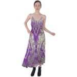 Purple & Gold  CBDOilPrincess E70d1a7c-502f-48a3-839e-eea25bfe4633 Tie Back Maxi Dress