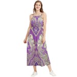 Purple & Gold  CBDOilPrincess E70d1a7c-502f-48a3-839e-eea25bfe4633 Boho Sleeveless Summer Dress