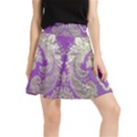 Purple & Gold  CBDOilPrincess E70d1a7c-502f-48a3-839e-eea25bfe4633 Waistband Skirt