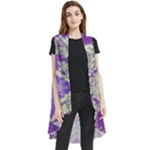 Purple & Gold  CBDOilPrincess E70d1a7c-502f-48a3-839e-eea25bfe4633 Sleeveless Chiffon Waistcoat Shirt