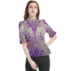 Frill Neck Blouse 