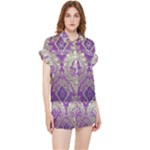 Purple & Gold  CBDOilPrincess E70d1a7c-502f-48a3-839e-eea25bfe4633 Chiffon Lounge Set