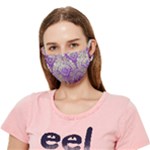Purple & Gold  CBDOilPrincess E70d1a7c-502f-48a3-839e-eea25bfe4633 Crease Cloth Face Mask (Adult)