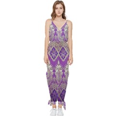 Sleeveless Tie Ankle Chiffon Jumpsuit 