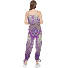 Sleeveless Tie Ankle Chiffon Jumpsuit 