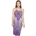Purple & Gold  CBDOilPrincess E70d1a7c-502f-48a3-839e-eea25bfe4633 Bodycon Cross Back Summer Dress