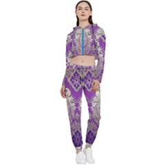 Cropped Zip Up Lounge Set 