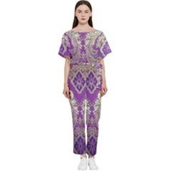 Batwing Lightweight Chiffon Jumpsuit 
