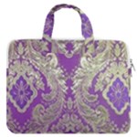 Purple & Gold  CBDOilPrincess E70d1a7c-502f-48a3-839e-eea25bfe4633 MacBook Pro Double Pocket Laptop Bag
