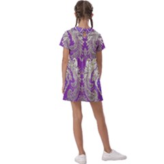 Kids  Asymmetric Collar Dress 