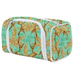 420 Golden Marijuana Leaves CBDOilPrincess 4620c7f7-26fd-4a03-a44e-12e7042c7a06 Toiletries Pouch