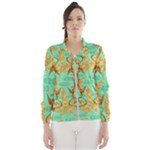 420 Golden Marijuana Leaves CBDOilPrincess 4620c7f7-26fd-4a03-a44e-12e7042c7a06 Women s Windbreaker