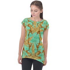 Cap Sleeve High Low Top 