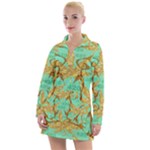 420 Golden Marijuana Leaves CBDOilPrincess 4620c7f7-26fd-4a03-a44e-12e7042c7a06 Women s Long Sleeve Casual Dress