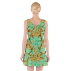 V-Neck Sleeveless Dress 