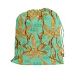 420 Golden Marijuana Leaves CBDOilPrincess 4620c7f7-26fd-4a03-a44e-12e7042c7a06 Drawstring Pouch (2XL)