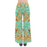 420 Golden Marijuana Leaves CBDOilPrincess 4620c7f7-26fd-4a03-a44e-12e7042c7a06 So Vintage Palazzo Pants