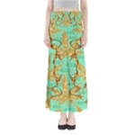 420 Golden Marijuana Leaves CBDOilPrincess 4620c7f7-26fd-4a03-a44e-12e7042c7a06 Full Length Maxi Skirt