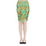 420 Golden Marijuana Leaves CBDOilPrincess 4620c7f7-26fd-4a03-a44e-12e7042c7a06 Midi Wrap Pencil Skirt
