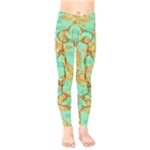 420 Golden Marijuana Leaves CBDOilPrincess 4620c7f7-26fd-4a03-a44e-12e7042c7a06 Kids  Leggings