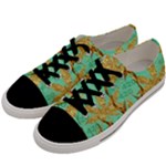 420 Golden Marijuana Leaves CBDOilPrincess 4620c7f7-26fd-4a03-a44e-12e7042c7a06 Men s Low Top Canvas Sneakers