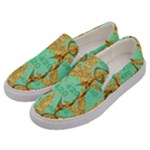 420 Golden Marijuana Leaves CBDOilPrincess 4620c7f7-26fd-4a03-a44e-12e7042c7a06 Men s Canvas Slip Ons