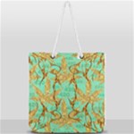420 Golden Marijuana Leaves CBDOilPrincess 4620c7f7-26fd-4a03-a44e-12e7042c7a06 Full Print Rope Handle Tote (Large)