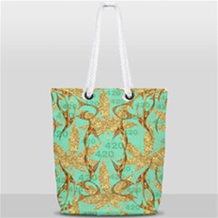 Full Print Rope Handle Tote (Small) 