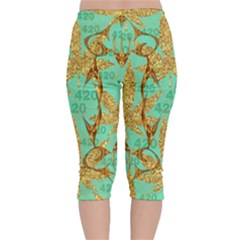 Velvet Capri Leggings  