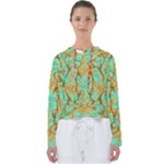 420 Golden Marijuana Leaves CBDOilPrincess 4620c7f7-26fd-4a03-a44e-12e7042c7a06 Women s Slouchy Sweat