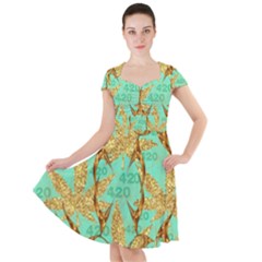 Cap Sleeve Midi Dress 