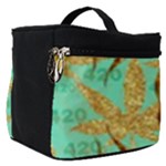 420 Golden Marijuana Leaves CBDOilPrincess 4620c7f7-26fd-4a03-a44e-12e7042c7a06 Make Up Travel Bag (Small)