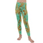420 Golden Marijuana Leaves CBDOilPrincess 4620c7f7-26fd-4a03-a44e-12e7042c7a06 Kids  Lightweight Velour Leggings