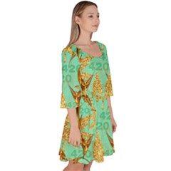 Velour Kimono Dress 