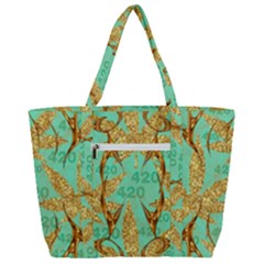 Zip Up Canvas Bag 