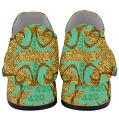 Women Slip On Heel Loafers 