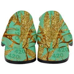 Women s Chunky Heel Loafers 