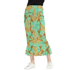 Maxi Fishtail Chiffon Skirt 