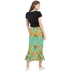 Maxi Fishtail Chiffon Skirt 