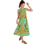 420 Golden Marijuana Leaves CBDOilPrincess 4620c7f7-26fd-4a03-a44e-12e7042c7a06 Summer Maxi Dress