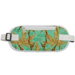 420 Golden Marijuana Leaves CBDOilPrincess 4620c7f7-26fd-4a03-a44e-12e7042c7a06 Rounded Waist Pouch