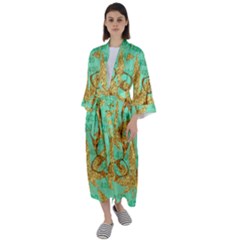 Maxi Satin Kimono 
