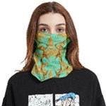 420 Golden Marijuana Leaves CBDOilPrincess 4620c7f7-26fd-4a03-a44e-12e7042c7a06 Face Covering Bandana (Two Sides)